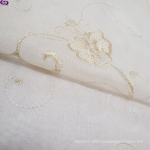 The best seller & cheap voile granada normal embroidery 100% poly  fashion curtain fabric